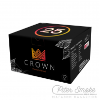 Уголь для кальяна Crown 72 шт (25 мм)